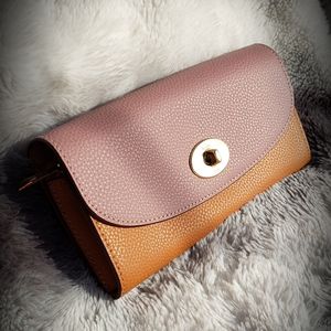 Slim Colorblock Envelope Wallet